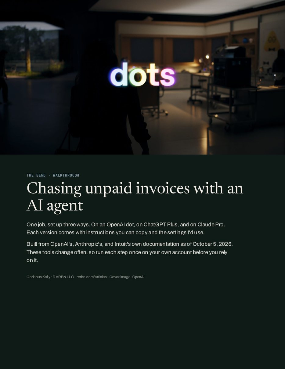Cover of Chasing unpaid invoices with an AI agent